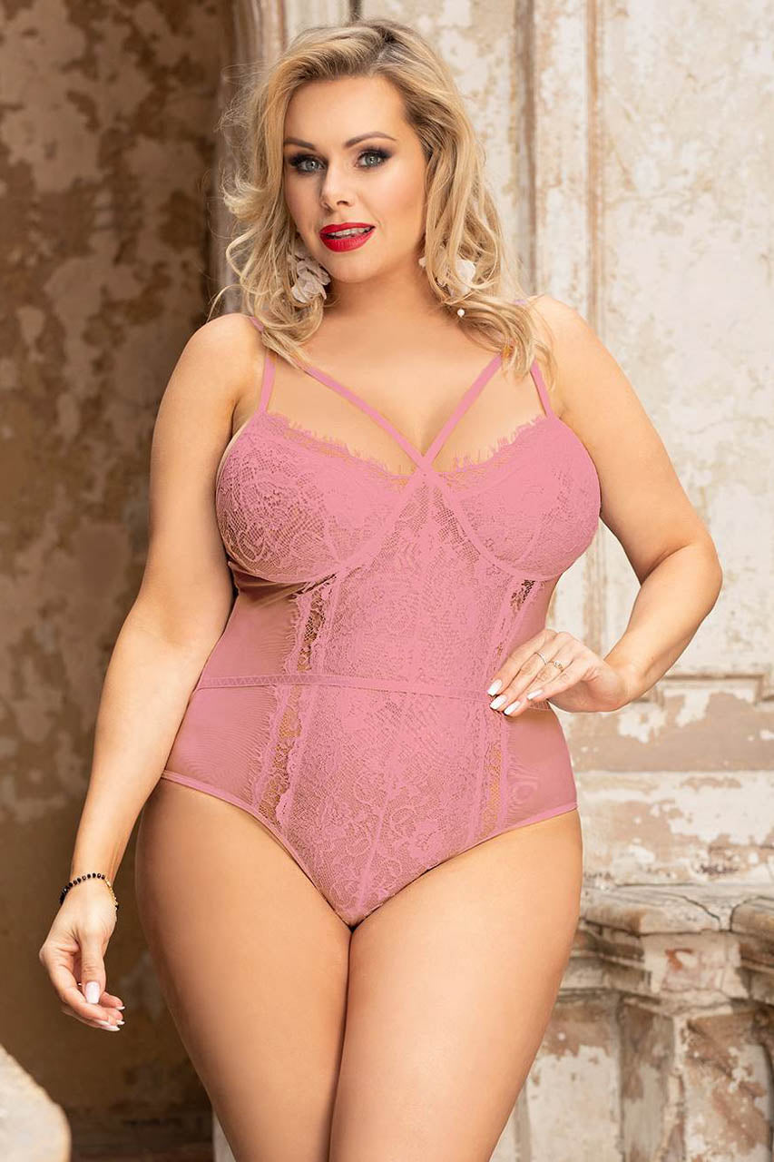 Plus Size Midnight Desires Teddy